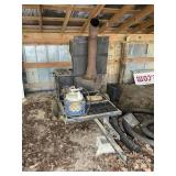 GLASCOCK STOVE VICTOR JR WOOD STOVE ON TRAILER, NO
