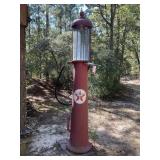 VINTAGE TEXACO VISIBLE GRAVITY GAS PUMP APPROX 109