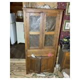 VINTAGE WOODEN 4 DOOR PIE SAFE, NEEDS SOME WORK, 3