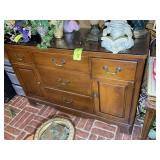 UNIQUE FURNITURE MAKERS, 5 DRAWER TWO DOOR WOODEN
