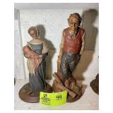 PAIR OF TOM CLARK FIGURINES, ELENOR AND VIRGINIA D