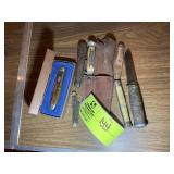 GROUP OF VINTAGE KNIVES, OLD TIMER, ETC