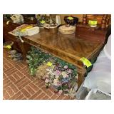 DECORATIVE ONE DRAWER WRITING DESK 54 IN X 26 IN X