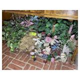 LARGE GROUP OF ARTIFICIAL FLOWER ARRANGEMENTS