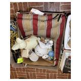 MISC GROUP INCLUDING PATIO CHAIR CUSHIONS, BUNNY F
