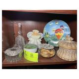 TOP SHELF RIGHT SIDE OF CABINET INCLUDING, GLASS B