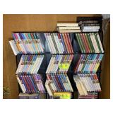 THREE SHELVES OF MISC BOOKS, VARIOUS TITLES AND AU