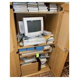 CONTENTS OF TWO DOOR CABINET, COMPAQ DESKTOP COMPU