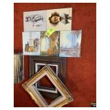 GROUP OF FRAMED OIL ON CANVAS WALL ART, 15 IN X 13