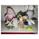 GROUP OF EASTER THEMED DECORATIVE FIGURINES