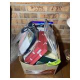 BOX WITH MISC GREETING CARDS, ETC