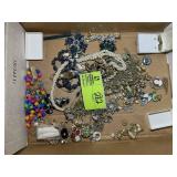 GROUP OF MISC COSTUME JEWELRY, EARRINGS, NECKLACES