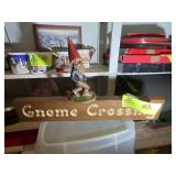 TOM CLARK GNOME CROSSING SIGN, 20 IN X 11 IN