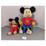 Vintage Mickey Mouse Plush