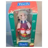 Winnie the Pooh piglet animated Christmas display