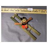 Partial Antique Wood Mickey Mouse Puppet Toy