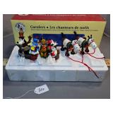 1999 Mickey and Co horse and wagon carolers, ERTL