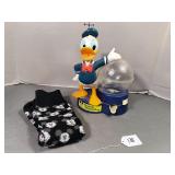 Donald Duck Gumball Dispenser and Mickey Socks