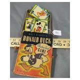 Antique Walt Disney's Donald Duck Card Game