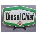 Vintage Diesel Chief Texaco Sign