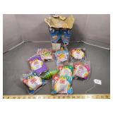 McDonald's Disney Happy Meal Boxes & a few toys