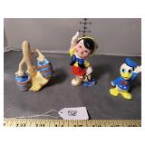 Ceramic Disney Pinocchio Donald and more