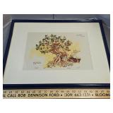 Framed Chip and Dale tree Mickey's Toontown 1993