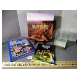 Books and Glass Display case