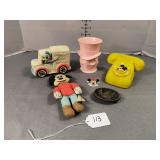 Vintage Mickey Mouse and Other Disney Friends