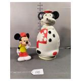 Vintage Mickey Mouse bank plus