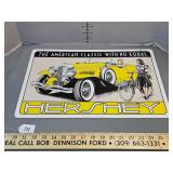 Modern metal Hershey sign