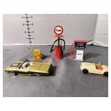 Mini Gas Pumps and Cars