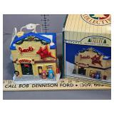 Christmas Valley lighted service station