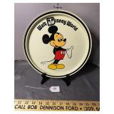 Early Walt Disney World Metal Round Tray