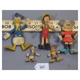 Vintage Dusty rubber Disney figurines