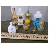Oil lamp style Avon bottles