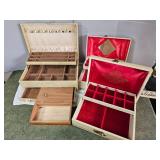 Vintage jewelry boxes