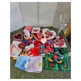 Outdoor banners and Valentine's items