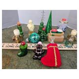 Vintage Avon bottles Christmas theme