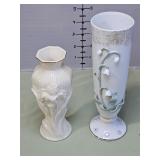 Lenox and Napco vases
