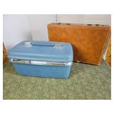 Samsonite hard case carry-on and briefcase