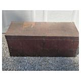 36x13x12x old wood Carpenters trunk