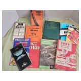 1940s, 50s, 70s, 80s Ford service manuals, Plus