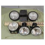 Vintage tractor spotlights