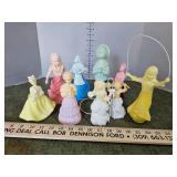 Children and women vintage Avon bottles