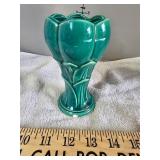 McCoy pottery vase has small chip on base