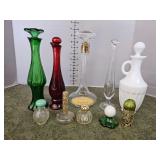 Vintage Avon bottles tall and short
