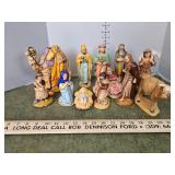 Nativity figurines