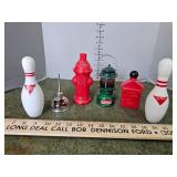 Vintage Avon bottles fire, Coleman