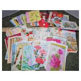 Vintage greeting cards various occasions